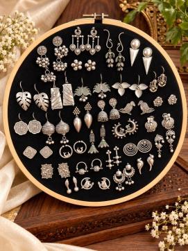 Premium Earrings anti tarnish wholesale jewellery market in mumbai